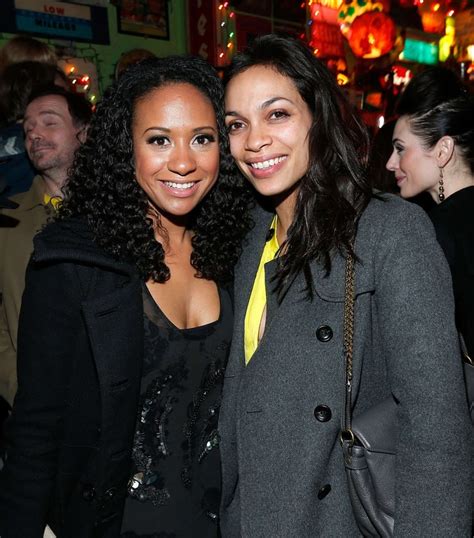 are roxann dawson and rosario dawson related